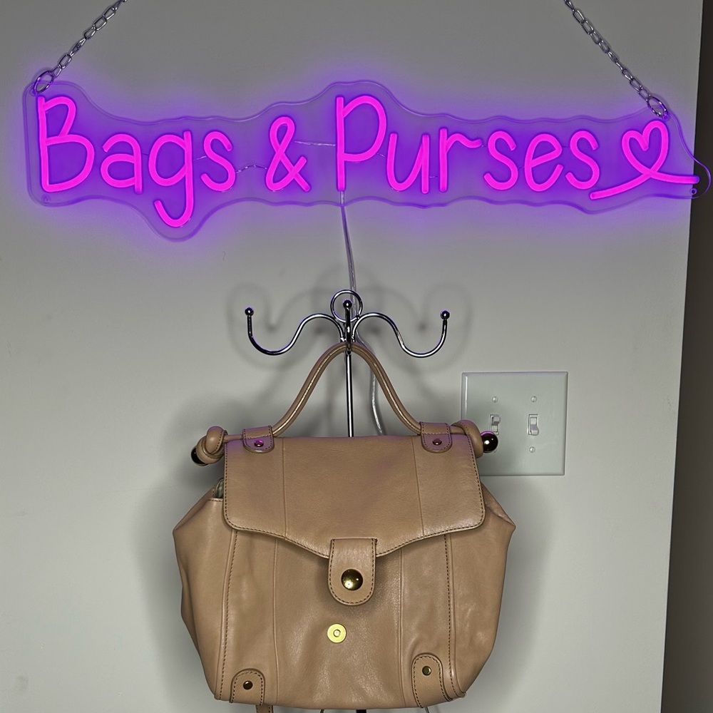 SeeByChloe Beige Leather Backpack or Handbag/crossbody bag Like new cony